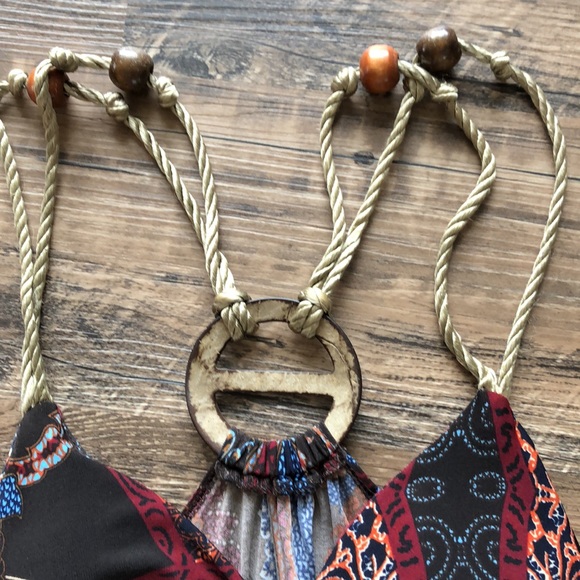 Vanity summer dress with rope look straps - Picture 2 of 11